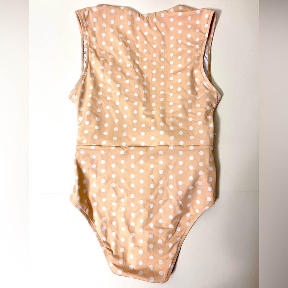 Sports Illustrated Polka Dot One Piece Swimsuit Women’s Size Large NWT - Picture 2 of 3